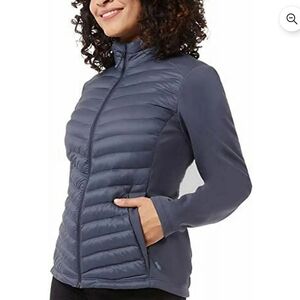 32 Degrees Women's Navy Puffer Jacket